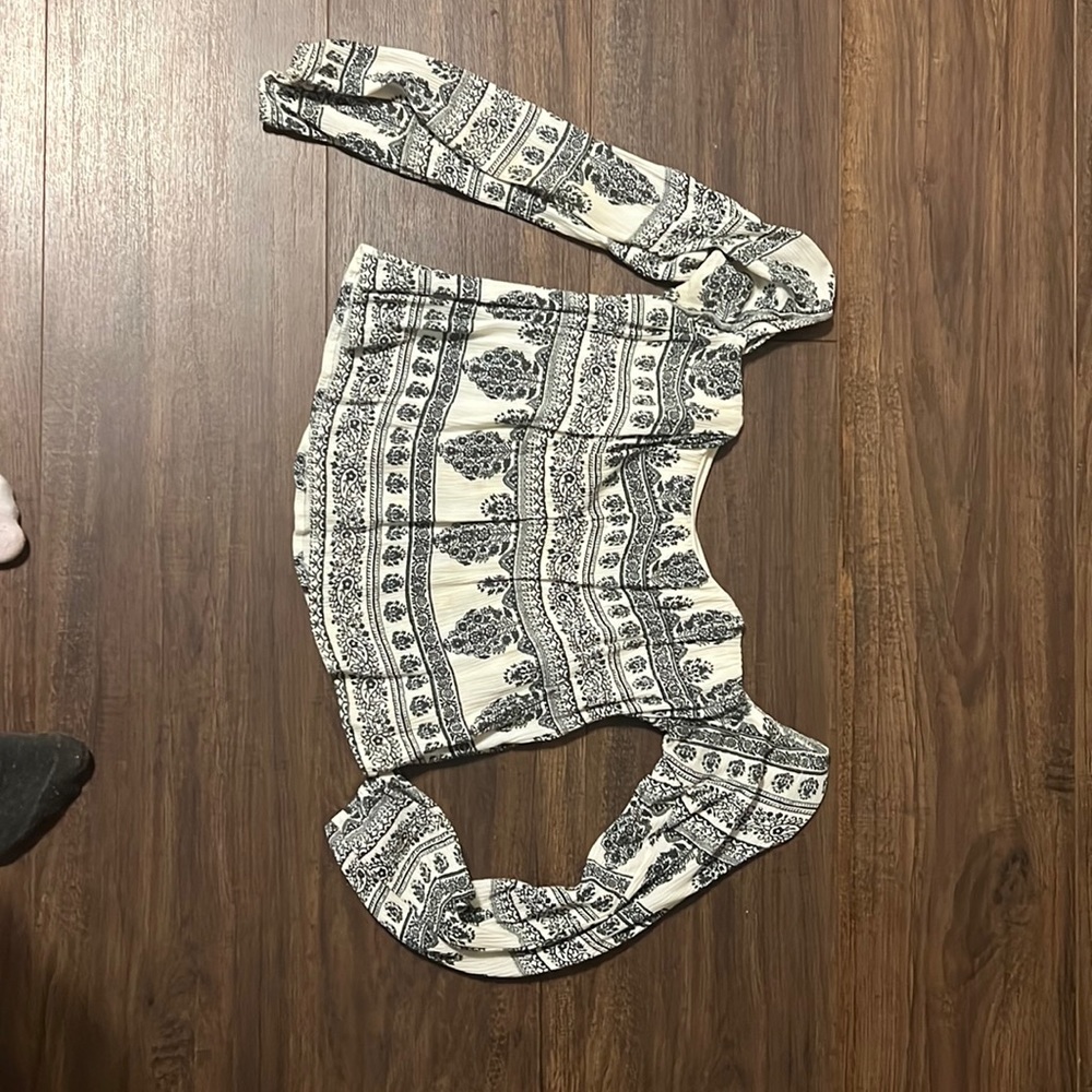 Off the shoulder shirt